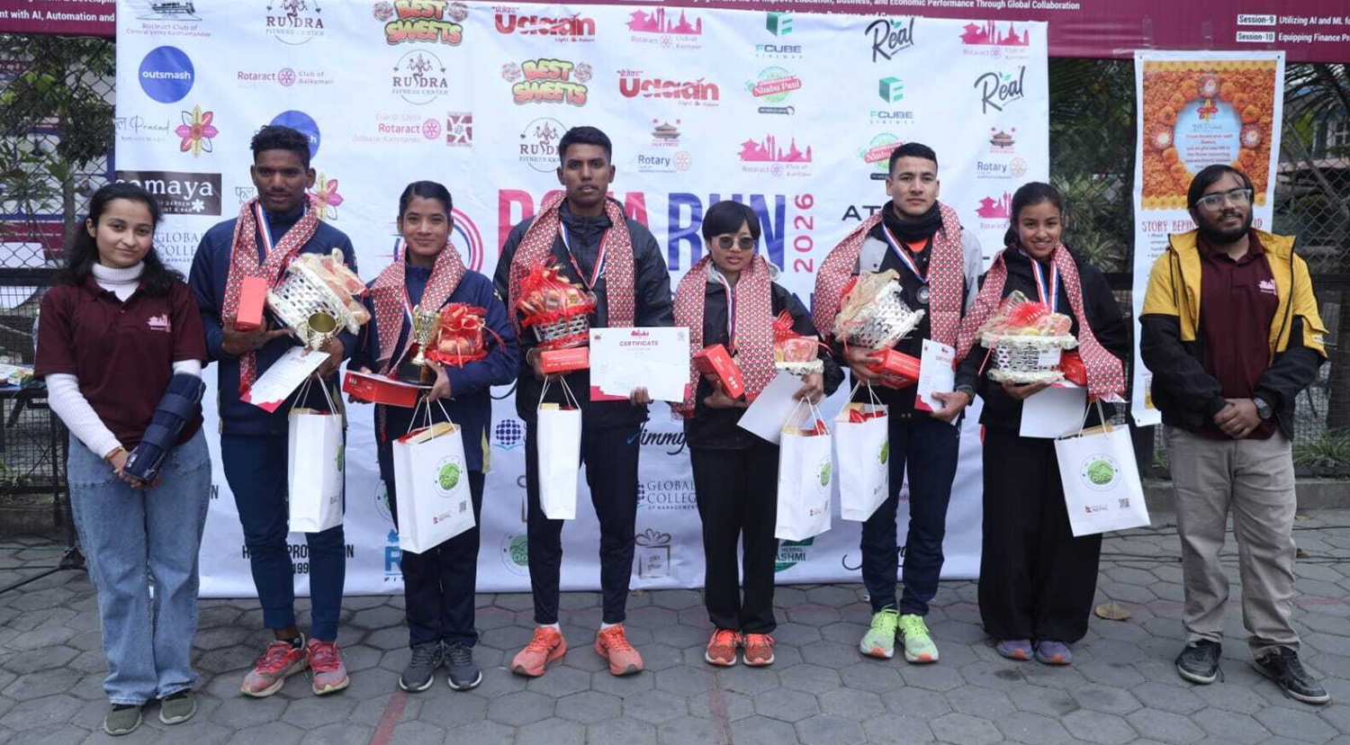 रोर्टयाक्ट क्लब अफ कान्तिपुरको रोटा रन २०२६ मिनि म्याराथन सफलतापूर्वक सम्पन्न