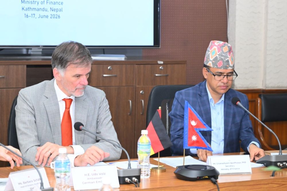नेपालको आर्थिक-सामाजिक विकासका निम्ति जर्मनीले तीन करोड ७६ लाख युरो प्रदान गर्ने    
