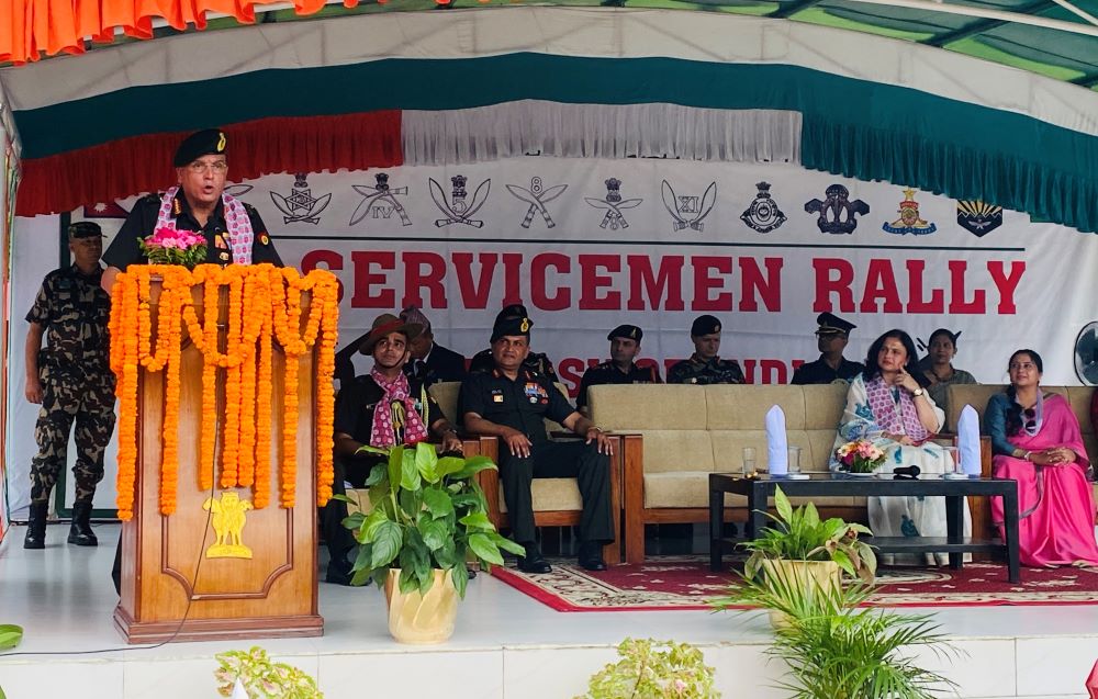 गोर्खाली सैनिकको साहस र योगदानको भारतीय सेनाध्यक्षद्वारा प्रशंसा