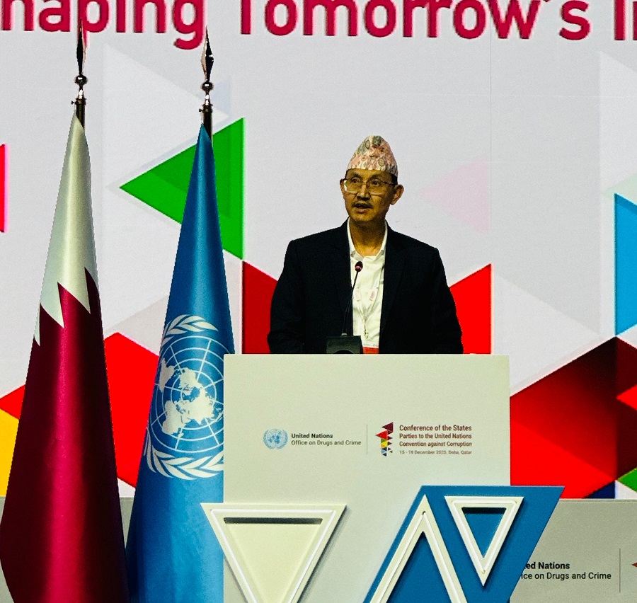 ‘नेपालले भ्रष्टाचारविरुद्ध शून्य सहनशीलताको कठोर नीति अवलम्बन गरेको छ’   