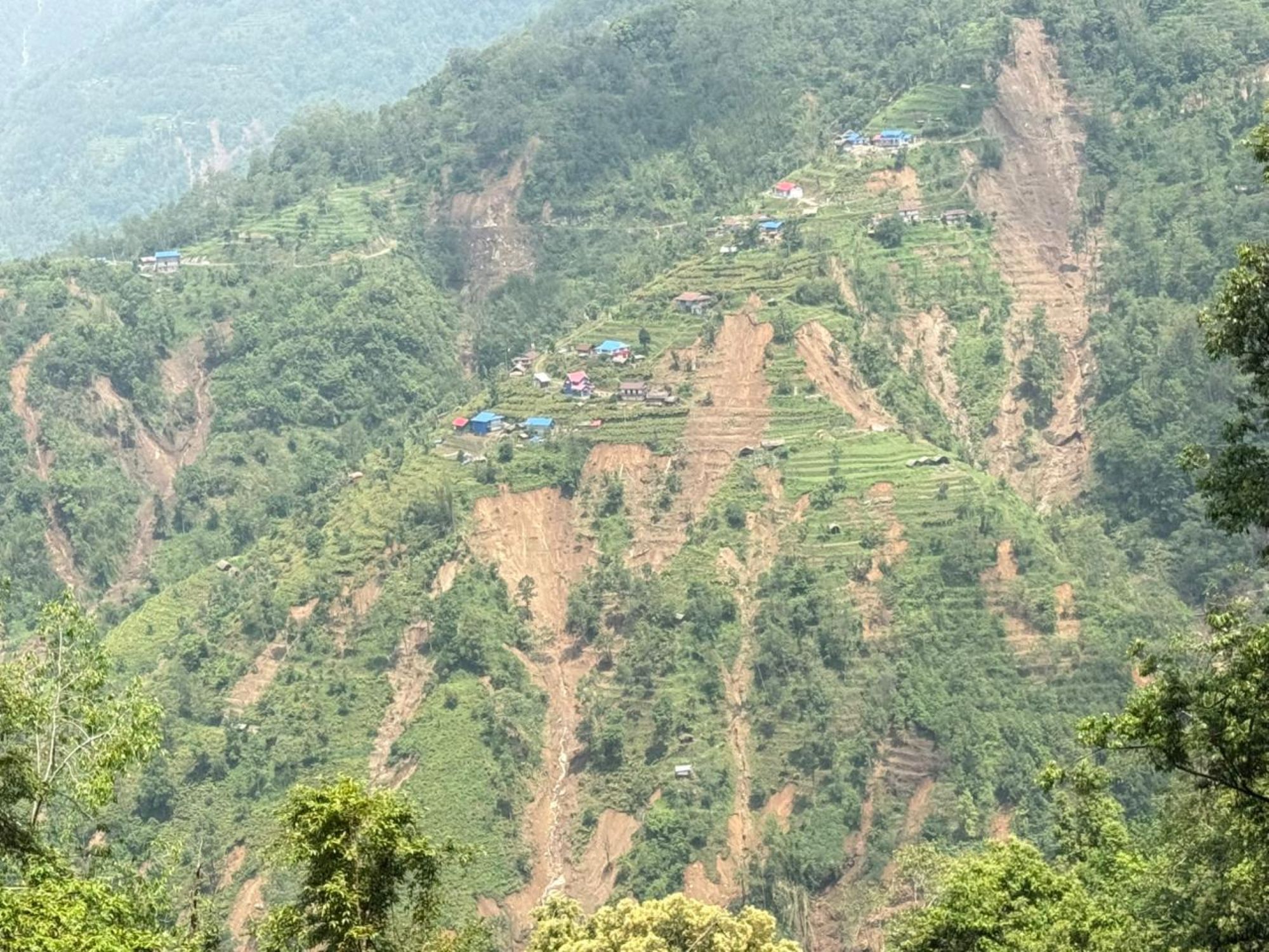 च्याङथापूका २६ घर उच्च जोखिममा   