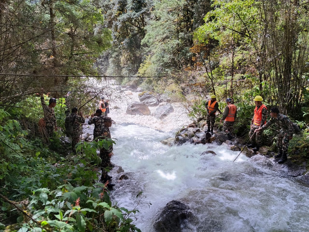 लाङ्टाङ क्षेत्रमा अलपत्र परेका बाह्र जनाको सकुशल उद्धार