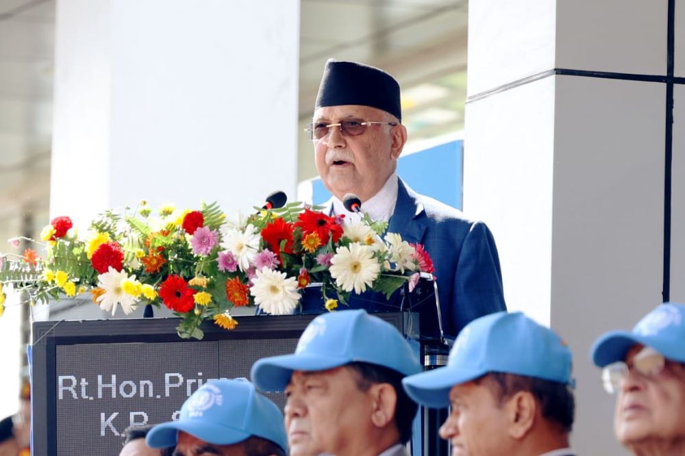 जलवायु अनुकूलन र दिगोपनालाई प्राथमिकतामा राखी विश्वव्यापी साझेदारीमा नेपालले भूमिका खेल्नेछ : प्रधानमन्त्री ओली