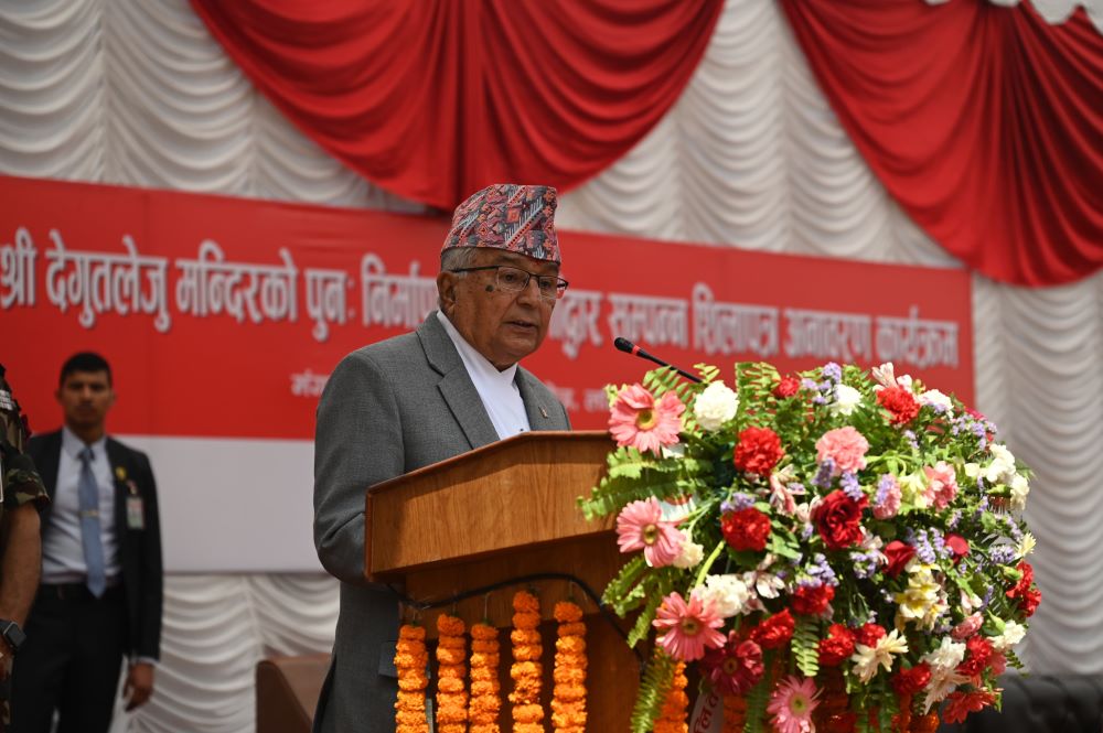 ऐतिहासिक सम्पदाको संरक्षण गर्नु हाम्रो साझा दायित्व  : राष्ट्रपति        