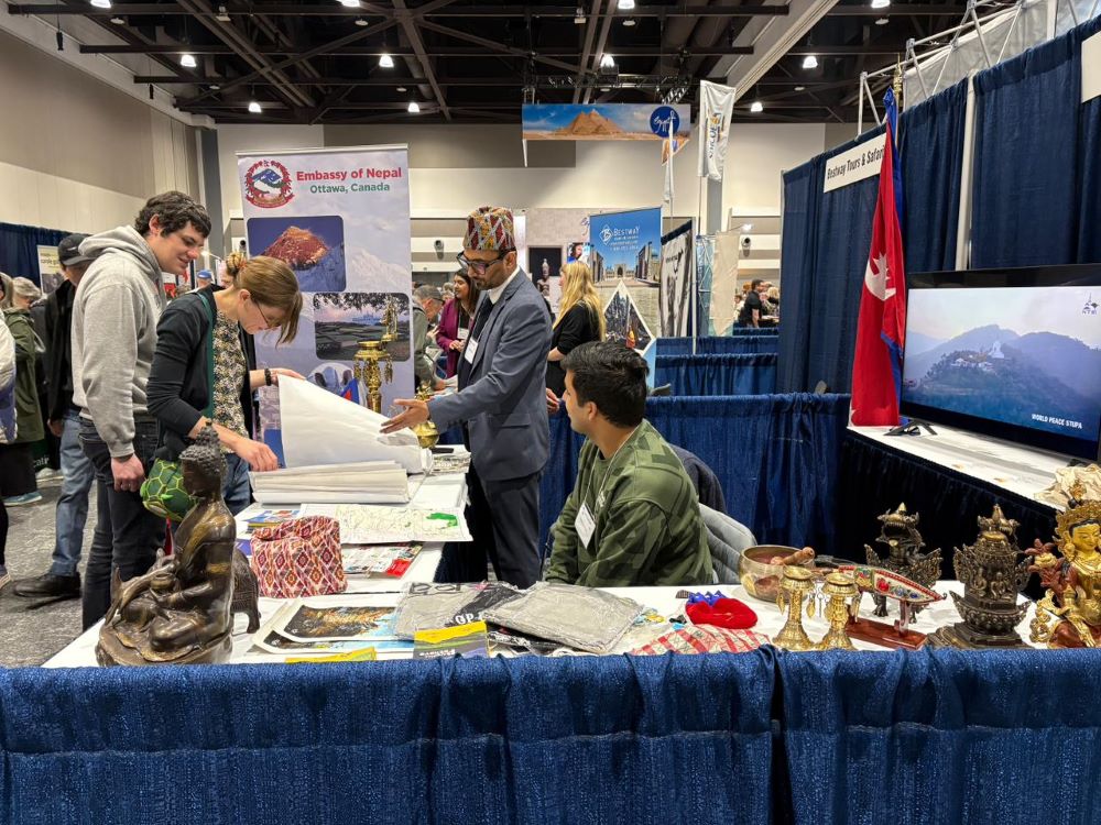 पर्यटन प्रवर्द्धन गर्न क्यानडाको प्रदर्शनीमा नेपालको सहभागिता    