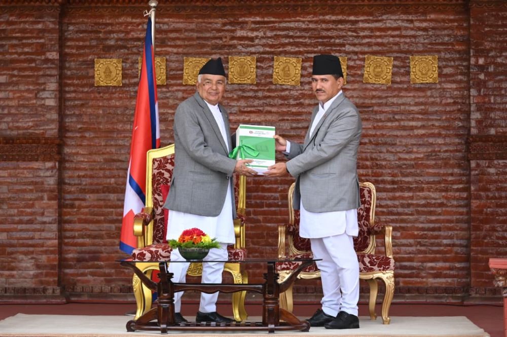 आर्थिक अनुशासन कायम गर्नुपर्नेमा राष्ट्रपतिको जोड    