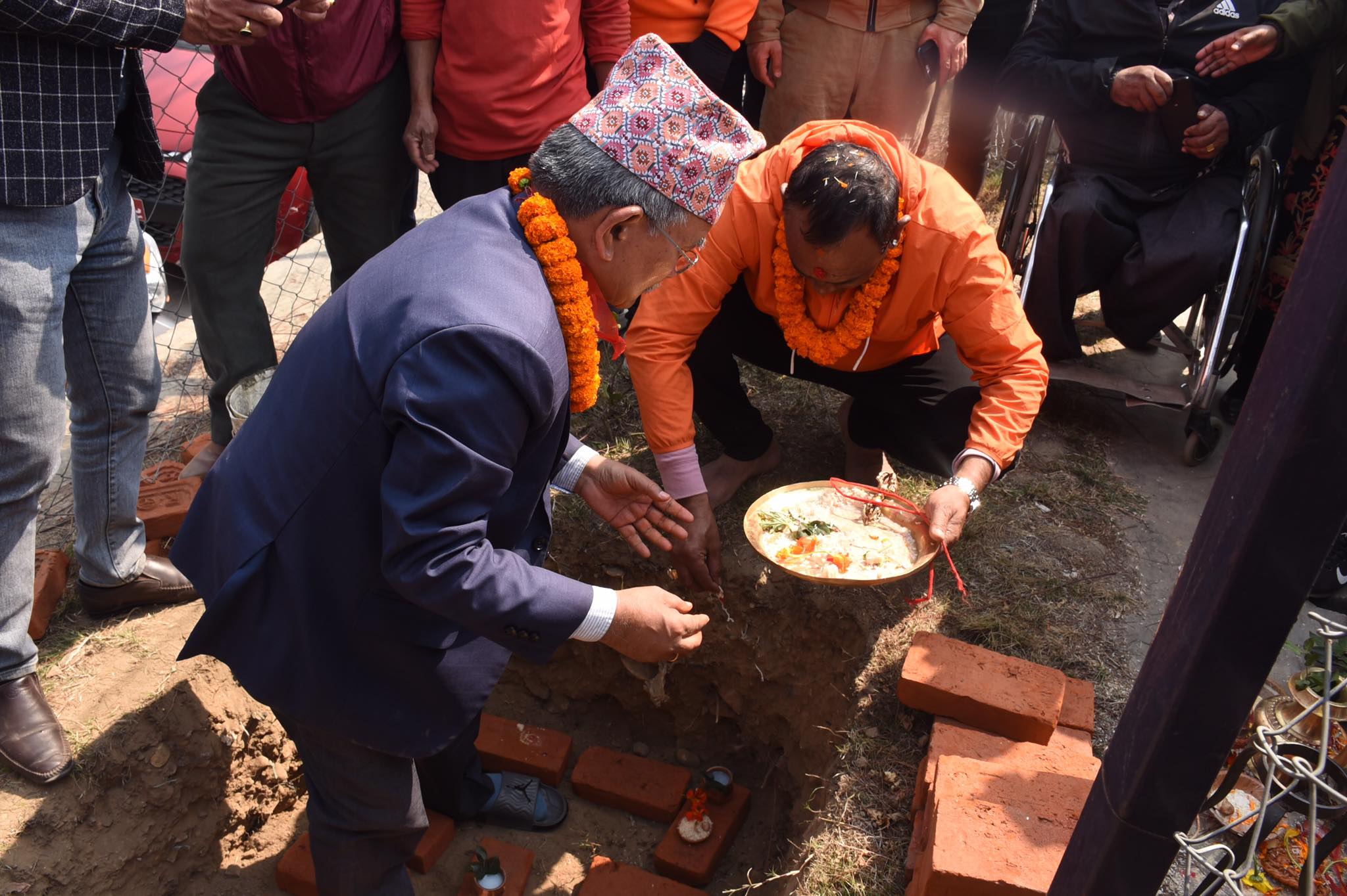 कुसुन्तीमा लिफ्टसहितको अपाङ्गतामैत्री आकाशे पुलको शिलान्यास       