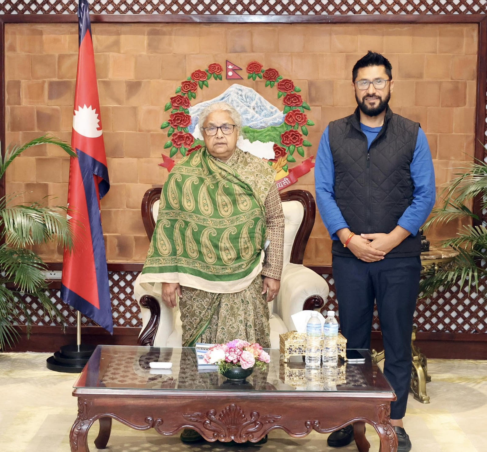 प्रधानमन्त्री कार्की र राष्ट्रिय स्वतन्त्र पार्टी (रास्वपा)का सभापति लामिछानेबीच भेट   